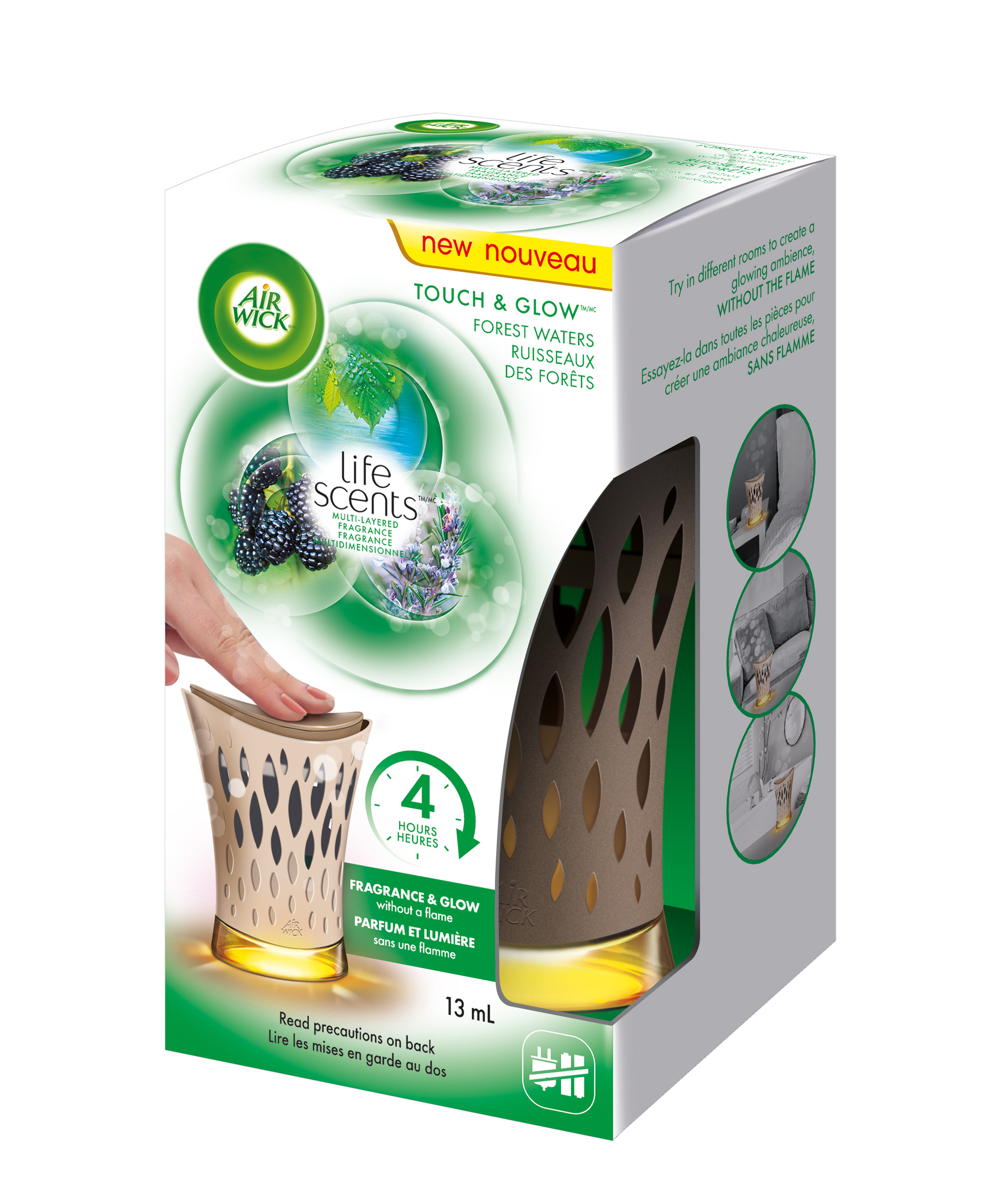 AIR WICK® Touch & Glow™ - Forest Waters (Canada) (Discontinued)